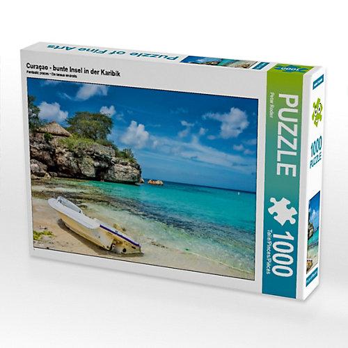 Puzzle CALVENDO Puzzle Curaçao - bunte Insel in der Karibik - 1000 Teile Foto-Puzzle glückliche Stunden Kinder