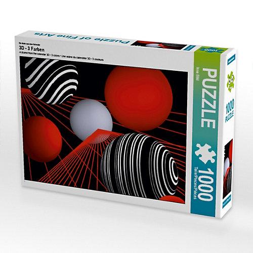 Puzzle 3D - 3 Farben Foto-Puzzle Bild von Issa Bild Puzzle