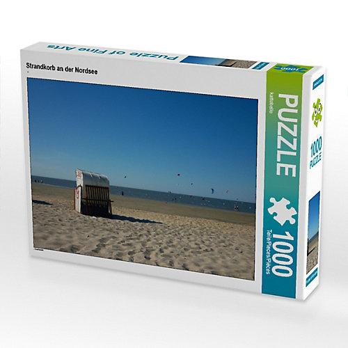 Puzzle Strandkorb an der Nordsee Foto-Puzzle Bild von Kattobello Puzzle