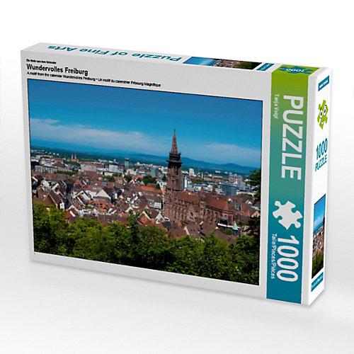 Puzzle CALVENDO Puzzle Wundervolles Freiburg - 1000 Teile Foto-Puzzle glückliche Stunden Kinder