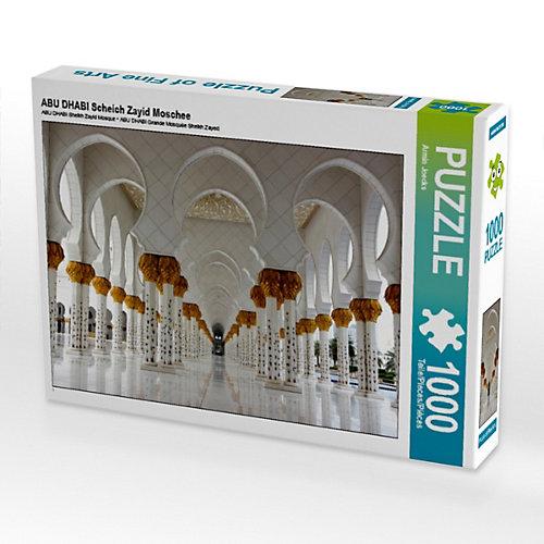 Puzzle CALVENDO Puzzle ABU DHABI Scheich Zayid Moschee - 1000 Teile Foto-Puzzle glückliche Stunden Kinder