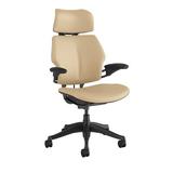 Humanscale Freedom Headrest Task Chair Genuine Leather Upholstered in Brown | 42 H x 26.75 W x 25 D in | Wayfair F211GTL31VXFSHNSC