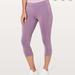 Lululemon Athletica Pants & Jumpsuits | Brand New Lululemon Cropped Movement Pant | Color: Pink/Purple | Size: 8