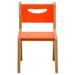 "Whitney Plus 12"" Orange Chair - Whitney Brothers CR2512O"