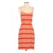 J. Crew Dresses | J. Crew Silk Striped Spaghetti Strap Dress | Color: Cream/Orange | Size: 2