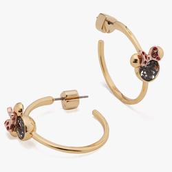 Kate Spade Jewelry | Kate Spade X Disney Minnie Mouse Hoop Earrings | Color: Gold | Size: Os