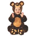 Rubies Teddy Teddy Kostüm für Jungen und Mädchen, Babygröße 1-2 Jahre, Affe braun mit Mütze, Original Halloween, Weihnachten, Karneval und Geburtstag