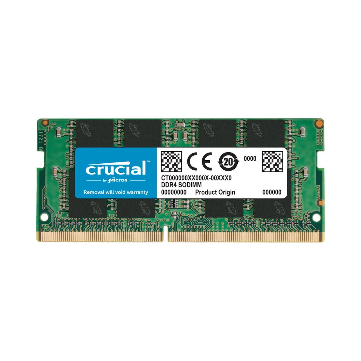Crucial 16GB DDR4 3200 MT/s SODIMM 260pin 16 GB CL22 Image