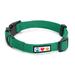 Solid Color Dark Green Puppy or Dog Collar, X-Small