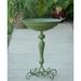 Ophelia & Co. Mattison Metal Pedestal Birdbath Metal in Green | 27.25 H x 19.25 W x 19.25 D in | Wayfair 31DFAE12BD2D45208812089512E5C3D5