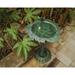 Fleur De Lis Living Ahren Birdbath Plastic in Green | 35.04 H x 20.28 W x 20.28 D in | Wayfair 020CA94B65E6447E9B02161CFD89EBF9