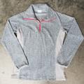 Columbia Jackets & Coats | Grey Herringbone Fleece Quarter Zip | Color: Gray/Silver | Size: M