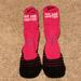 Nike Underwear & Socks | Nike Elite Pink Breast Cancer Awareness Socks Two Sizes Available | Color: Black/Pink | Size: Various