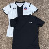 Under Armour Shirts & Tops | Boys Under Armour Heat Gear Short Sleeve Shirts | Color: Black/White | Size: Mg