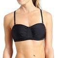 Athleta Swim | Athleta Black Bikini Waterfall Bandeau Top | Color: Black | Size: 32 B/C