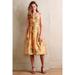 Anthropologie Dresses | Anthropologie Yellow Watercolor Dress | Color: Gold/Yellow | Size: 4