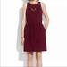 Madewell Dresses | Madewell Midnight Fit & Flare Burgundy Dress | Color: Red | Size: 14