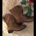 Jessica Simpson Shoes | Jessica Simpson-Tan/ Leather Pull On Booties. Sz 6 | Color: Tan | Size: 6