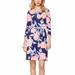 Lilly Pulitzer Dresses | Euc Lilly Pulitzer Evelyn Dress Navy Pom Pom | Color: Blue/Pink | Size: S