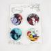 Disney Other | Disney Little Mermaid 1" Button Pins, Set Of 4 | Color: Blue/Red | Size: Os