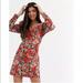 Free People Dresses | Free People Kapowski Corduroy Floral Dress | Color: Black/Red | Size: 4