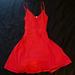 American Eagle Outfitters Dresses | H&M Red Midi Dress | Color: Red | Size: Xs