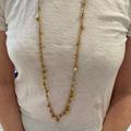 J. Crew Jewelry | J.Crew Gold Necklace With Faux Diamonds | Color: Gold | Size: Os