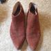 Free People Shoes | Free People Suede Aquarian Ankle Boots | Color: Brown/Red | Size: 9