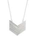 Madewell Jewelry | Madewell New Arrowstack Necklace | Color: Silver | Size: Os