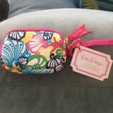 Lilly Pulitzer Bags | Lilly Pulitzer Wristlet Tech Case/Coin Purse | Color: Pink | Size: Os