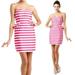 Lilly Pulitzer Dresses | Lilly Pulitzer Maybell Short Stripe Strapless Dress New | Color: Pink/White | Size: 8