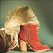 Anthropologie Shoes | Nwot Anthropologie Suede Rust Studded Booties | Color: Brown/Red | Size: 9.5