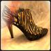 Nine West Shoes | Animal Print Heeled Booties By Nine West. Size 7. | Color: Black/Brown | Size: 7
