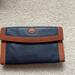 Dooney & Bourke Bags | Dooney And Bourke Wallet Navy Pebbled Leather | Color: Blue/Brown | Size: Os