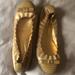 Tory Burch Shoes | Gold Tory Burch Flats | Color: Gold/Tan | Size: 8.5