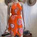 Anthropologie Dresses | Anthropologie Floreat Vibrant Patterned Dress | Color: Orange/Pink | Size: 2