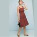 Anthropologie Dresses | Anthropologie Smocked Dress Mauve Size L $150 | Color: Red | Size: L