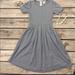 Lularoe Dresses | Lularoe Herringbone Amelia Dress Xs | Color: Black/Gray | Size: Xs