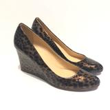 J. Crew Shoes | J. Crew Tortoise Patent Leather Martina Wedges | Color: Black/Brown | Size: 8