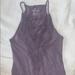 American Eagle Outfitters Tops | American Eagle Lace Up Bodysuit | Color: Purple | Size: S