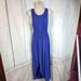 Free People Dresses | Free People S Open Back Criss Cross Side Maxi | Color: Blue/Purple | Size: S