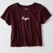 American Eagle Outfitters Tops | American Eagle Outfitters Women’s ‘Sugar’ Tee | Color: Purple | Size: Xs