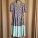 Lularoe Dresses | Lularoe Amelia Dress Nwt | Color: Gray/Pink | Size: L