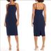 Anthropologie Dresses | Anthropologie Harlyn Dress Sz Med Navy Body-Con | Color: Blue | Size: M