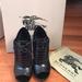 Burberry Shoes | Like New Only Worn Once Authentic Burberry Peeptoe | Color: Black/Blue | Size: 7.5