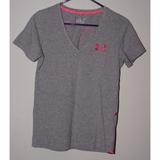 Under Armour Tops | Go Fight Cure Breast Cancer Awareness Shirt | Color: Gray/Pink | Size: S