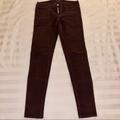 American Eagle Outfitters Pants & Jumpsuits | American Eagle Corduroy Jeggings In Burgundy | Color: Purple | Size: 0