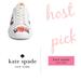 Kate Spade Shoes | Brand New Leather Kate Spade Everhart Sneaker | Color: Pink/White | Size: 8.5