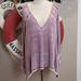 Free People Tops | Free People Waffle Weave Thermal Tee | Color: Purple | Size: S