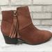Coach Shoes | Coach Priscilla Boots/Booties With Tassels 8 | Color: Brown/Tan | Size: 8